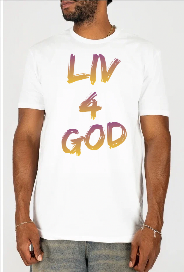 Liv4God Purple/Gold Tee