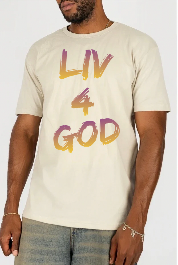 Liv4God Purple/Gold Tee